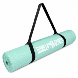 Yogamat-Fitnessmat-PVC-180x60x05-Lichtblauw-GorillaSports
