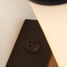 SearchlightLEDbadkamerwandlampWaleszwartgemarmerd35cmstaalhars