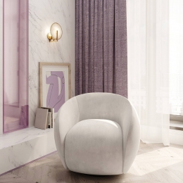 WandlampMaytoniMarmogoudkleurignatuursteenhoogte21cm