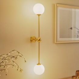 ALDEXWandlampAlison2-lampsmessingwit89cm