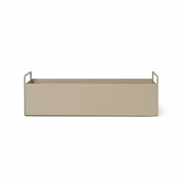fermLIVINGPlantenbakKleinbeige45x16x14cmstaal