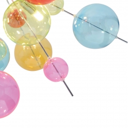 NvePlafondlampAurinia57cmmetgekleurdekappen