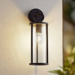 LucandebuitenwandlampEmmelinebubbelsaluminiumhoogte45cm