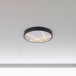 JUSTLIGHTGmbHJUSTLIGHTLEDplafondlampMikado40cmzwart