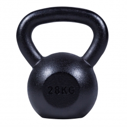 -Kettlebell-GietijzerZwart-28kg-ExtraStabiel-GorillaSports