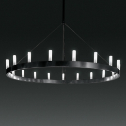 FontanaArteImposantekroonluchterChandelierzwart