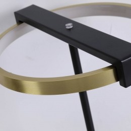 SearchlightAerialLEDtafellampmessingzwartstaalsilicone