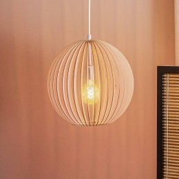 ArgonHanglampPazvanhoutenlamellen42cmchroom