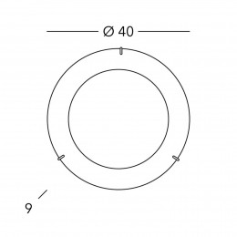KolarzSerenaKissGoudwandlamp24kt40cm