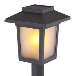 GloboLEDgrondspieslamp33577-3zwartkunststof3stuks