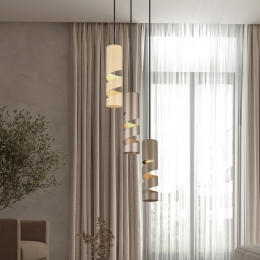 TrioLightingStreamhanglampmeerkleurig28cm3-lampsmetaalGU10