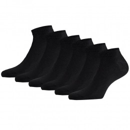 ApolloSneakersokkenBasicBambooZwart6-pack-4346