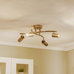 LuceaPlafondspotsgoud4-lamps