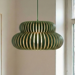 LucandehanglampSlicegroenmetaal48cm