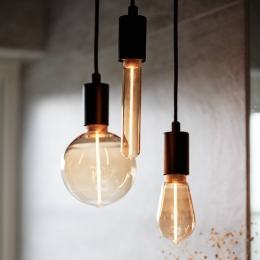 PRHomeLEDlampEdgeE27goud2W1800KdimbaarG125