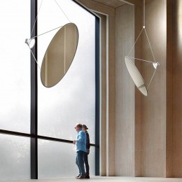 LuceplanLEDhanglamp75cmzilver