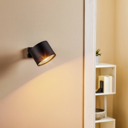 ALDEXWandspotBotzwartbeweegbaar