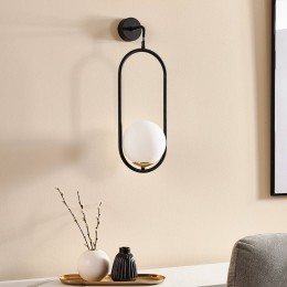 JupiterWandlampSambaopaalglaszwart1-lamp