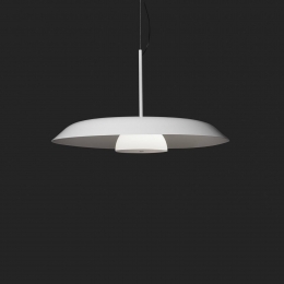 OluceLEDhanglampIride55cmwitmetaalglas