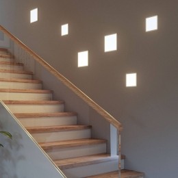 PaulmannAreopanel3stepdimhoekig840wit23cm