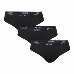 ZacciniDamesHipsters3-packBlack-XS