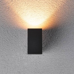 PaulmannLEDbuitenwandlampFlamezwart