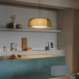 LEDS-C4LEDhanglampGonggroen3000K612cmstof