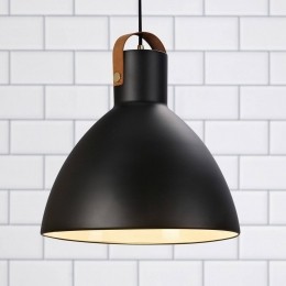 MarksljdHanglampEaglemetmetalenkap35cmzwart