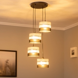 EulunaHanglampHelengrijs-zwart-zilverrond4-lamps