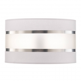 HELAMLampenkapHelenE2725hoogte15cmwitzilver