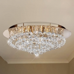 SearchlightHannaplafondlampgoudkristallenbollen55cm