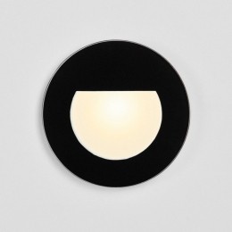 BRUMBERGWallKit68inbouwlampvlakrondzwart