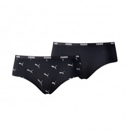 PumaDamesHipstersCatLogo2-packZwart-XS