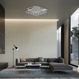 SearchlightPlafondlampHannametkristallenprismas44x44cm