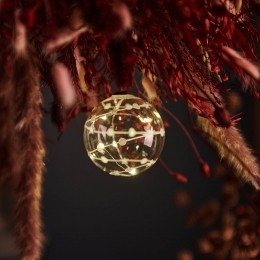 SiriusDecoratievehangerZoeteKerstbal8cm