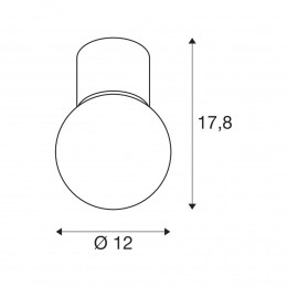 SLVVarytbadkamerplafondlampwitaluminium12cm