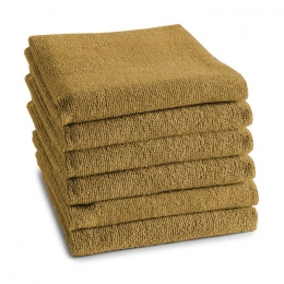 DDDDDKeukendoekLogoOker-6stuks