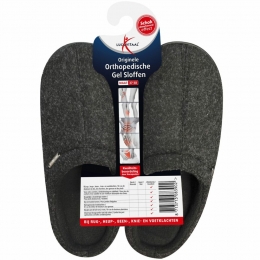 LucovitaalOrthopedischeGelSloffenZwart37-381paar