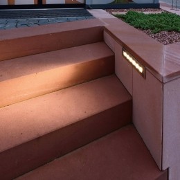 Deko-LightLEDgrondspotinbouwlampJeremia328cmwarmwit