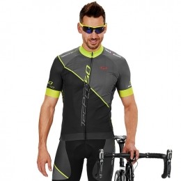 FietsshirtBOBTEAMtecPro50fietsshirtmetkortemouwenvoorherenMaatL