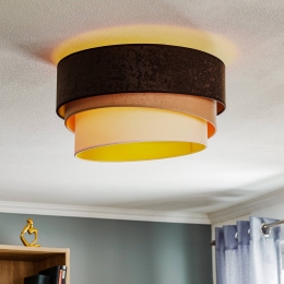 DuollaEulunaDevondekenbruinbeigeecrugoud45cm