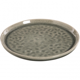 DinerbordHammeredBlauwGroen-21cm