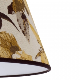 DuollaLampenkapSofiahoogte31cmbloemenpatroongeel