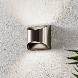 Eco-LightLEDbuitenwandlampDoddhalfronderoestvrijstaal