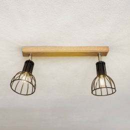 EnvostarAriaplafondlampeikengeolied2-lamps