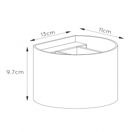 LucideLEDwandlampXiorondgoudmat