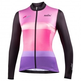 NALINIDamesTruiLangeMouwStripesdamesfietsshirtmetlangemouwenMaatXL