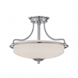 QUOIZELPlafondlampGriffinmetafstand43cmchroom