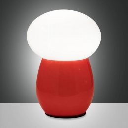 FabasLuceFreddytafellamproodhoogte30cmgeblazenglasE27