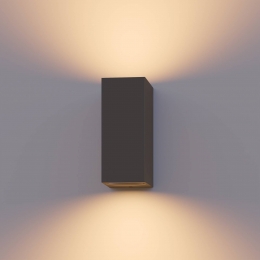 CalexbuitenwandlampGU10omhoogomlaaghoogte15cmantraciet